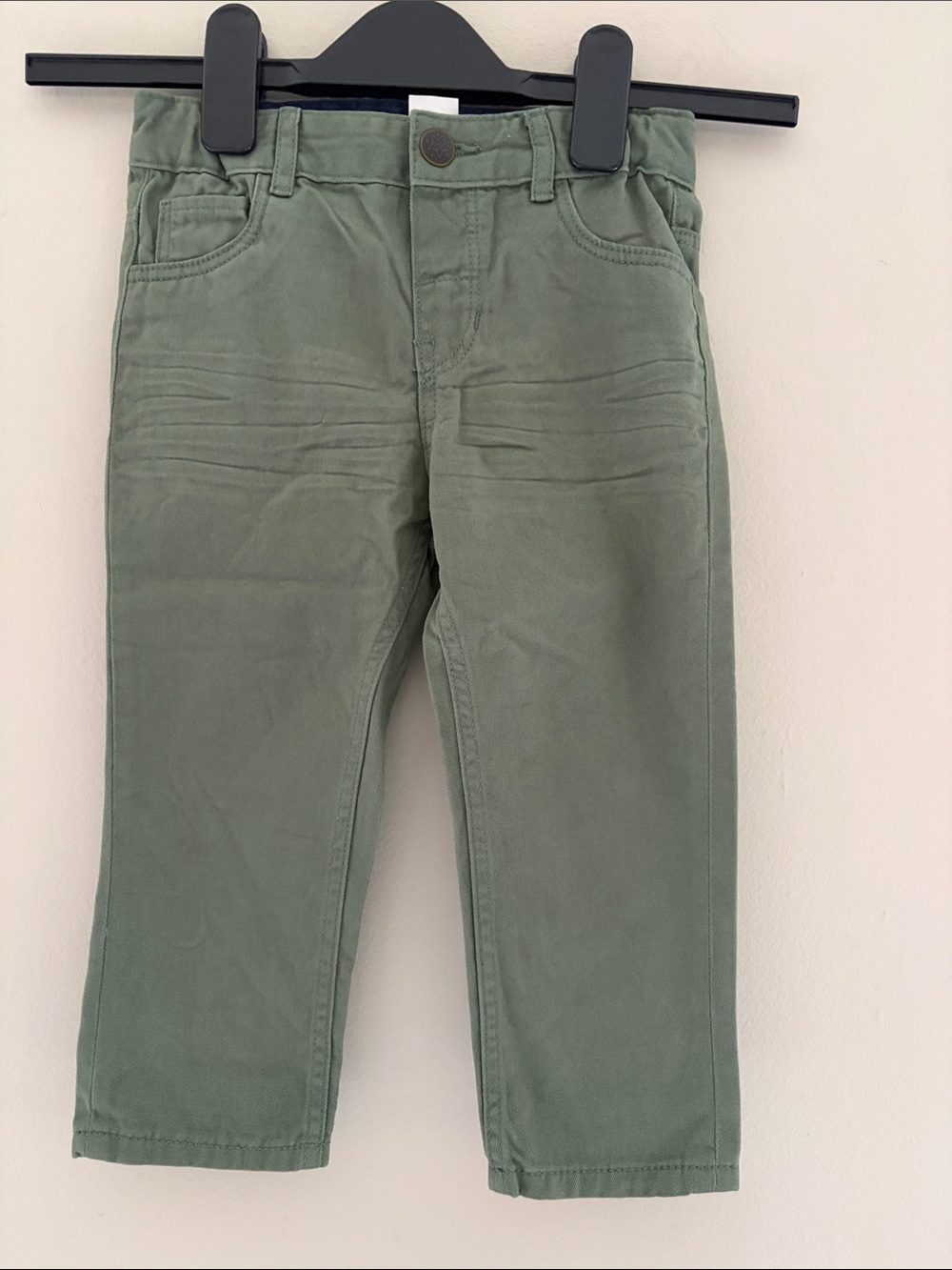 H&M Green Twill Pants 2T